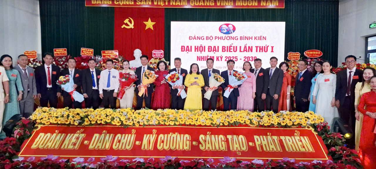 ĐẠI HỘI ĐẠI BIỂU ĐẢNG BỘ PHƯỜNG BÌNH KIẾN, LẦN THỨ I, NHIỆM KỲ 2025-2030- KHÍ THẾ MỚI, QUYẾT TÂM MỚI!