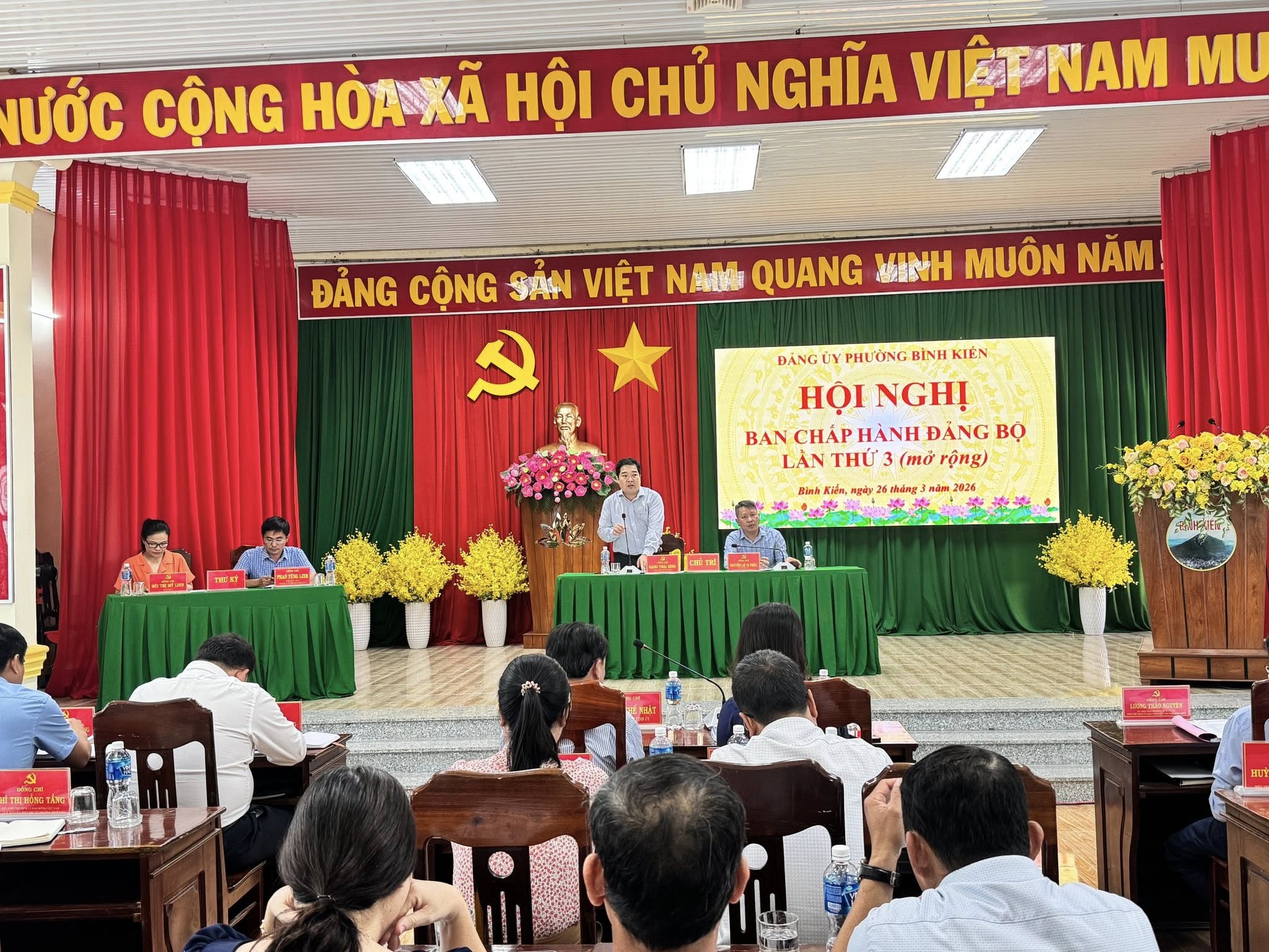 BÌNH KIẾN TỔ CHỨC HỘI NGHỊ BAN CHẤP HÀNH ĐẢNG BỘ PHƯỜNG LẦN THỨ 3 (MỞ RỘNG)
