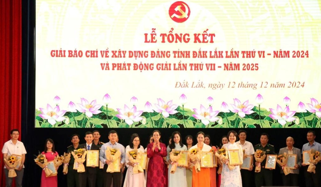 Thể lệ Giải báo chí về xây dựng Đảng tỉnh Đắk Lắk, lần thứ VII - năm 2025