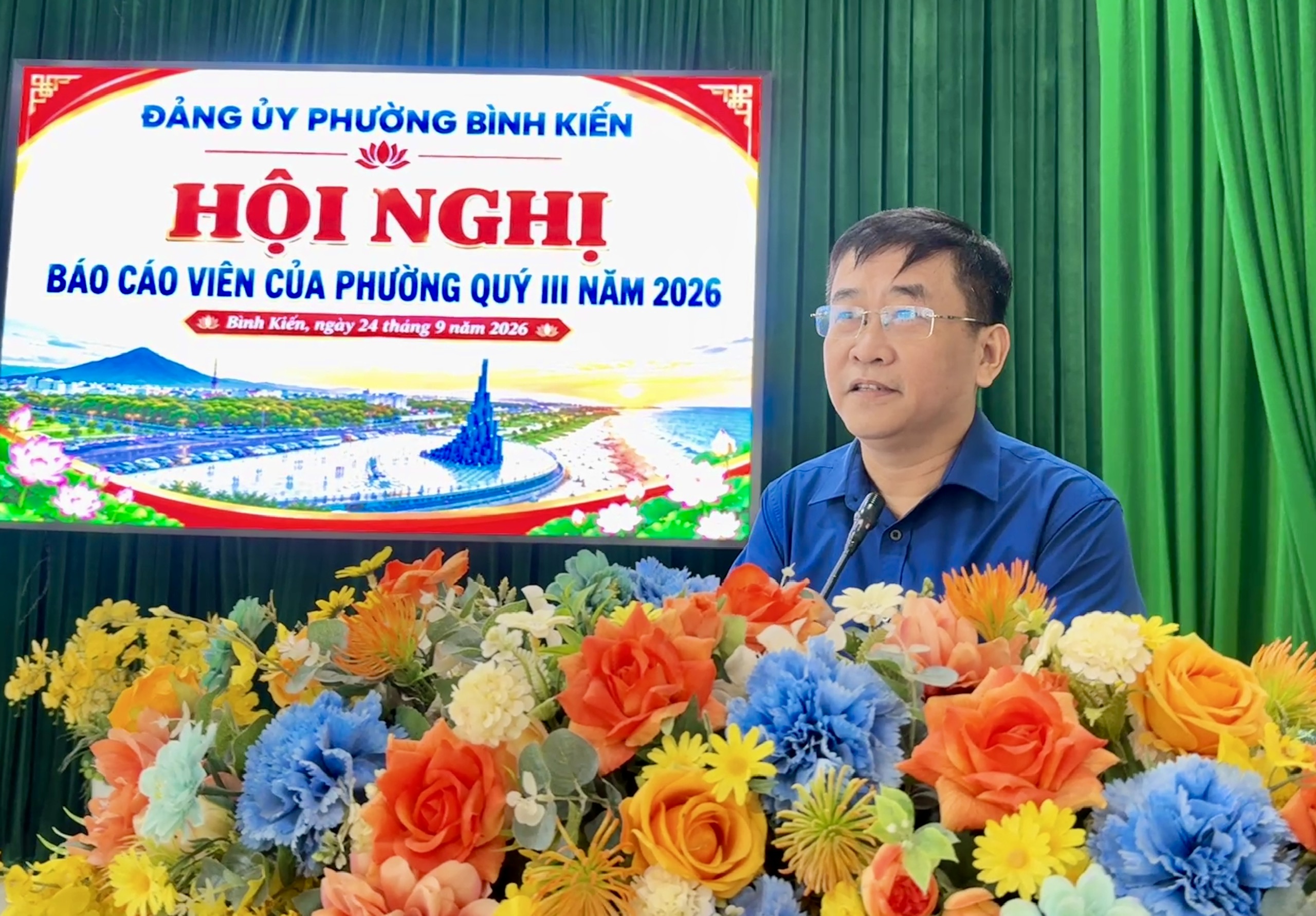 ĐẢNG ỦY PHƯỜNG BÌNH KIẾN TỔ CHỨC HỘI NGHỊ BÁO CÁO VIÊN QUÝ III NĂM 2026
