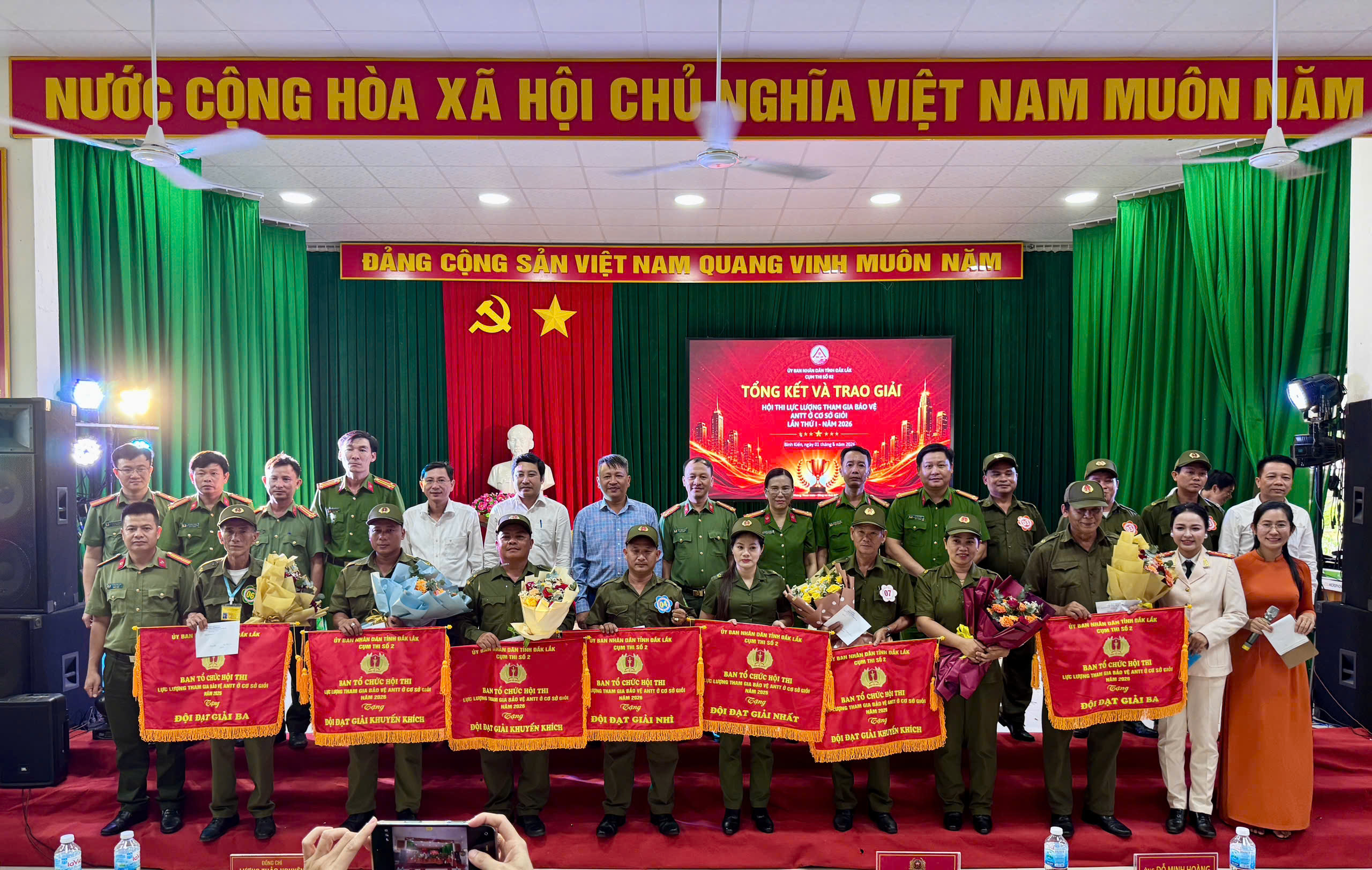 PHƯỜNG BÌNH KIẾN ĐẠT GIẢI NHẤT HỘI THI “LỰC LƯỢNG THAM GIA BẢO VỆ ANTT Ở CƠ SỞ GIỎI” NĂM 2026 – CỤM THI ĐUA SỐ 02 🏆🛡️