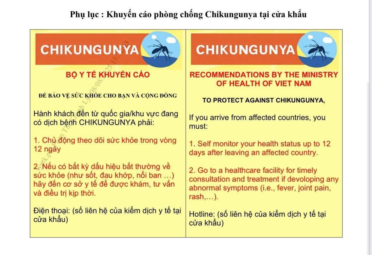 CHỦ ĐỘNG TĂNG CƯỜNG PHÒNG, CHỐNG BỆNH CHIKUNGUNYA